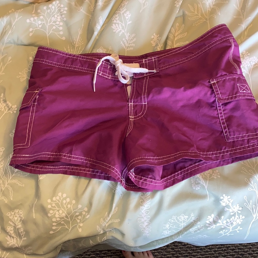 Purple swim shorts size medium